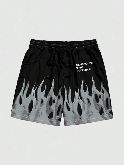 Shorts de verano para hombre, shorts holgados de lujo con estampado