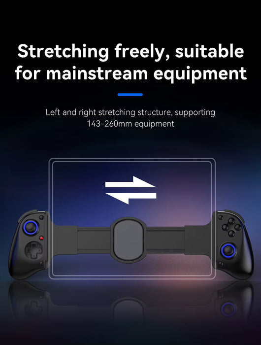 Controlador de Juego Extensible D11 con Gatillos Hall, Compatible con Teléfonos Android/Switch/PC/iOS/Controlador de Streaming
