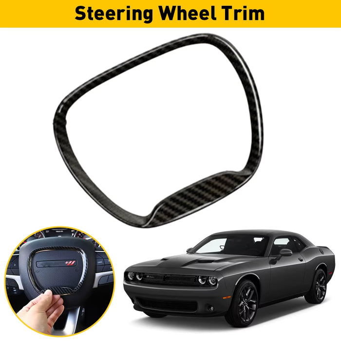 Embellecedor del marco del volante para Dodge Charger Challenger Durango 2015-2022
