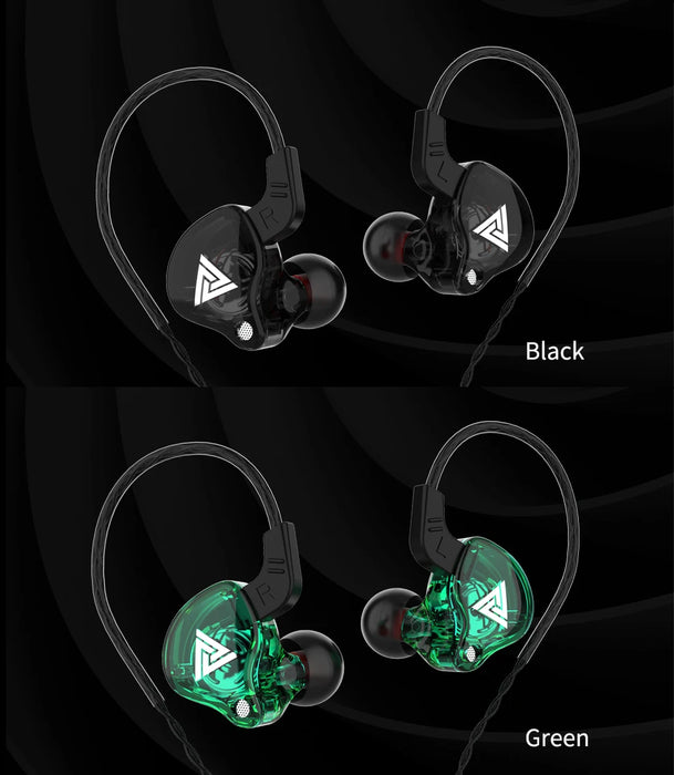 Auriculares deportivos, intrauditivos QKZ AK6 con 6 transductores dinámicos
