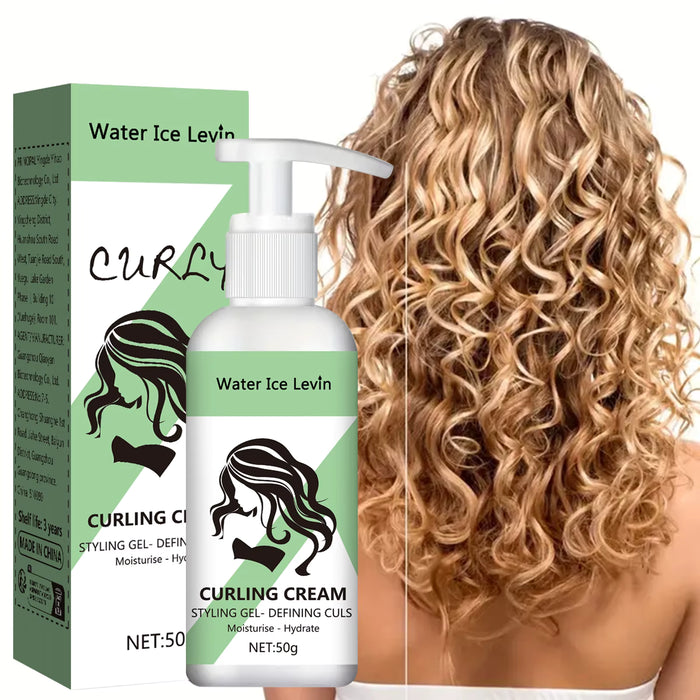 Water Ice Levin Curling Cream Gel Estilizador Definidor de Rizos Hidratante 50g