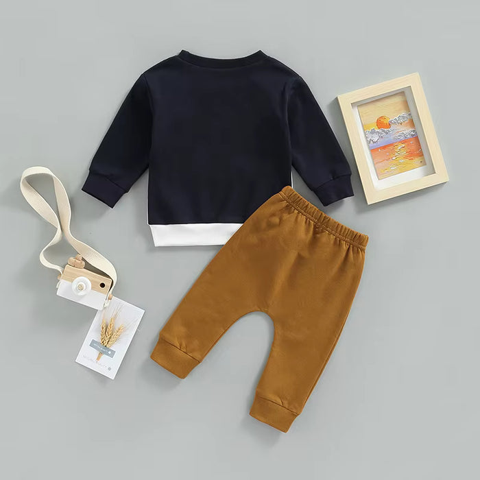 Conjunto de ropa casual de otoño para niños de 2 piezas