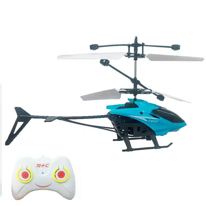 Mini dron RC recargable con control remoto, seguro y resistente a caídas,