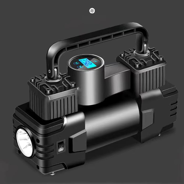 Inflador de neumáticos de alta resistencia de 12 V y 150 PSI con manómetro