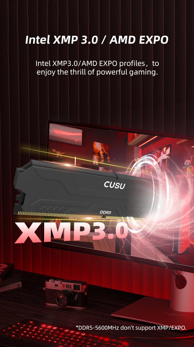 Memoria CUSU RAM DDR4 8GB 3200MHz, para placa base Intel AMD