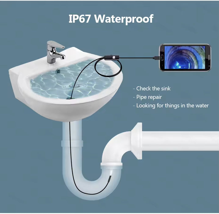 Cámara endoscópica Android de 7 mm, 3 en 1