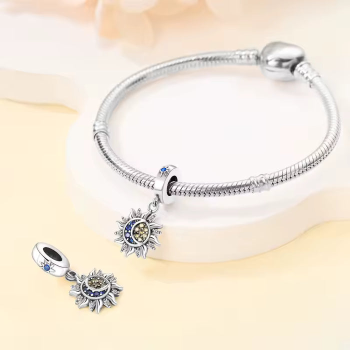 SHEIN dijes originales de sol, luna y estrellas
