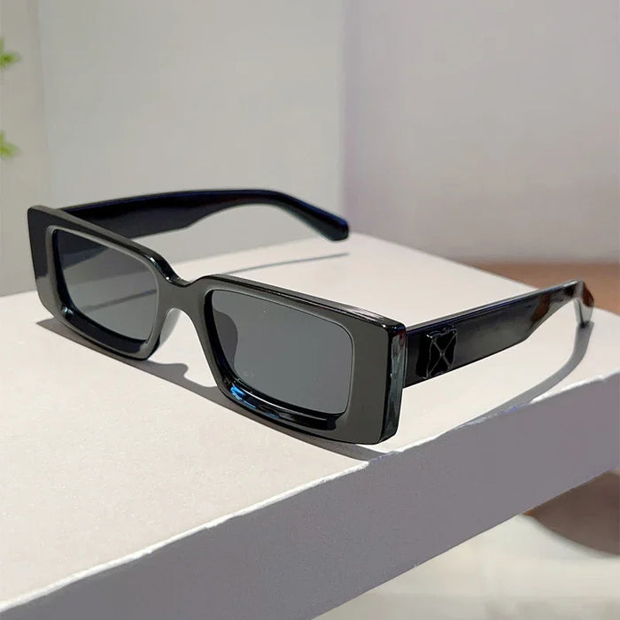1pc Gafas Clásicas de Montura Completa Rectangular para Mujer