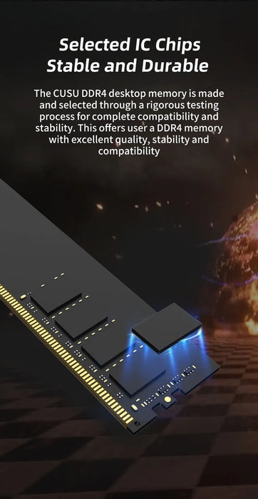 Memoria CUSU RAM DDR4 8GB 3200MHz, para placa base Intel AMD