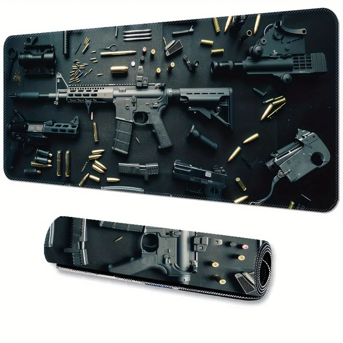 Alfombrilla de escritorio grande para gamers de goma antideslizante 700mmx300mm