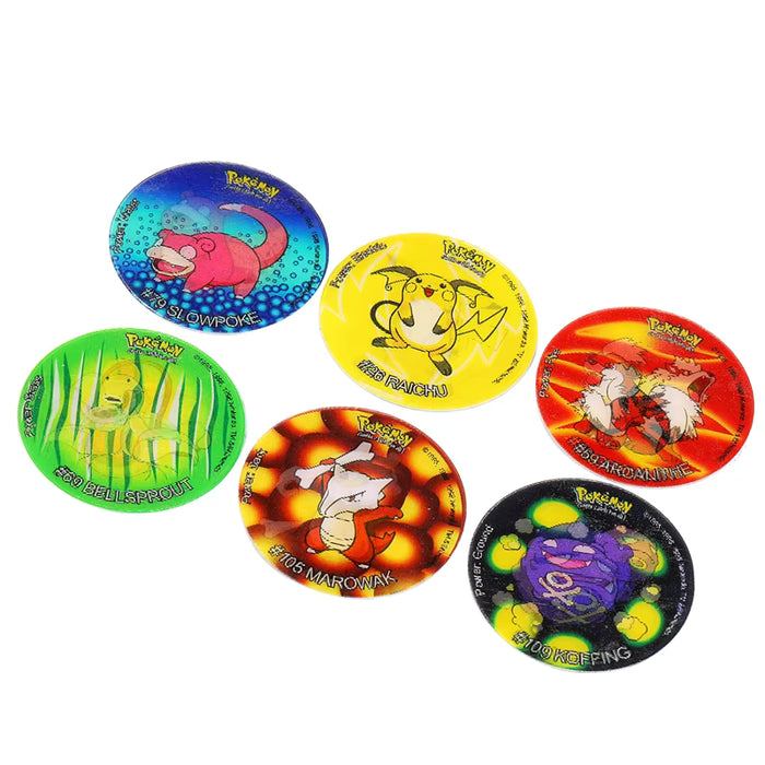 10pcs de Tarjetas Coleccionables de Anime 3D con Efecto Flip de Pokémon