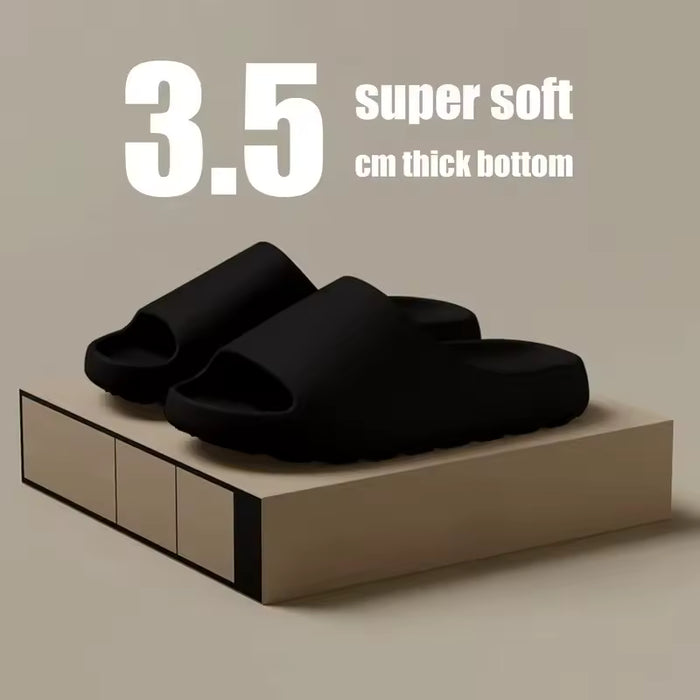 Sandalias de suela gruesa con diseño de coco y suela suave para hombre y mujer, de EVA