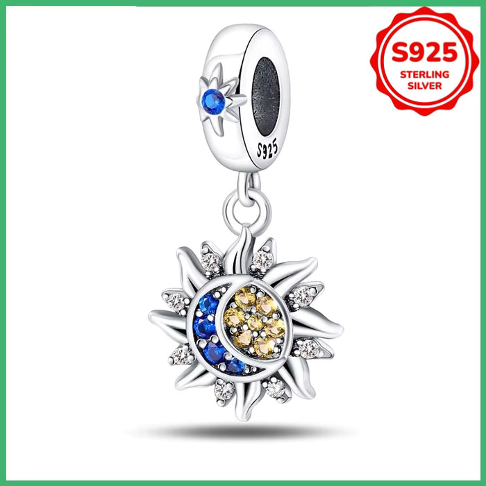 SHEIN dijes originales de sol, luna y estrellas