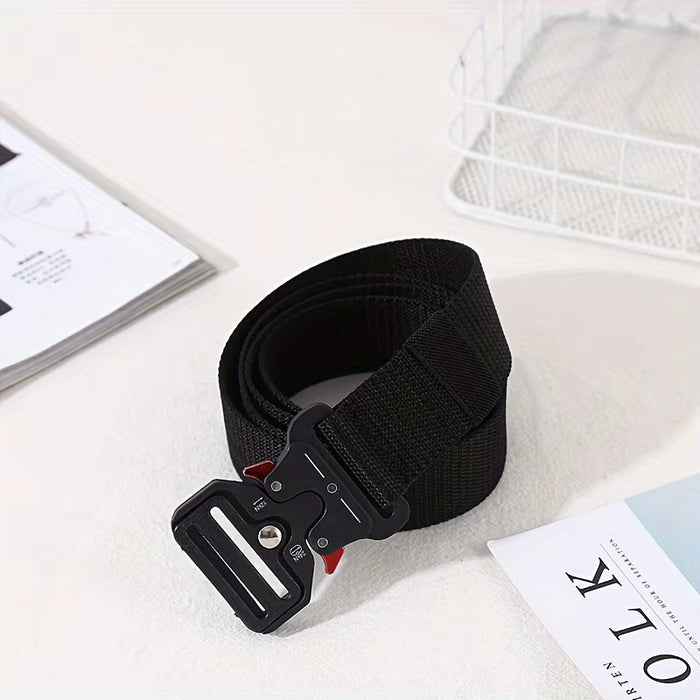 Cinturón de caza al aire libre para hombre, táctico, multifuncional, para combate y supervivencia