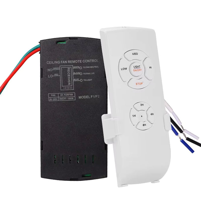 Kit de control remoto universal para lámpara de ventilador de techo, con aplicación WiFi y RF