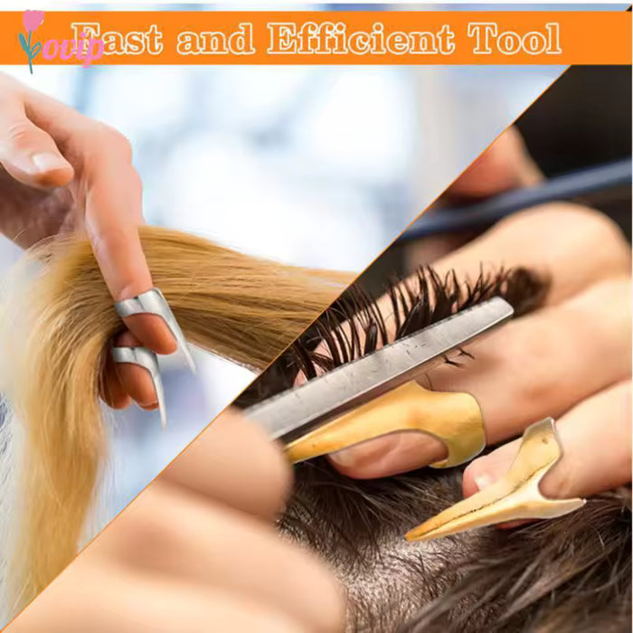 Shein 12 piezas de herramientas para la selección del cabello, anillo de separación de metal