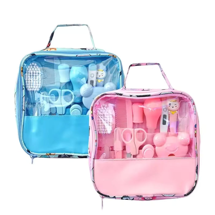Kit de cuidado para bebés de 13 piezas, kit de higiene para bebés, cepillo de aseo