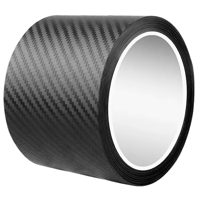 Cinta adhesivo de fibra de carbono para coche, tira protectora para umbral de coche