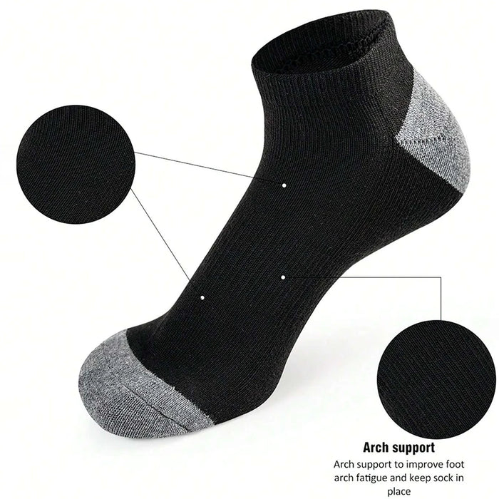 10 pares de calcetines cómodos y transpirables que absorben el sudor y son a prueba de olores