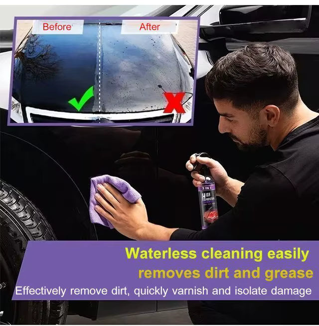 Rayhong 3 en 1 Spray de Recubrimiento Cerámico Hidrofóbico de Alta Protección para Automóviles Shine-Armor