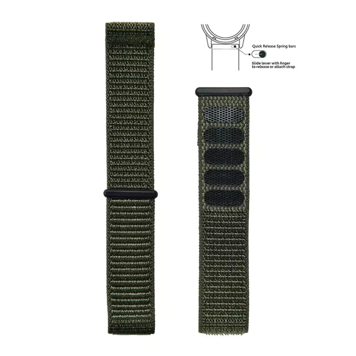 Correas compatibles con Apple Watch Band verde militar, 42 mm, 41 mm, 40 mm