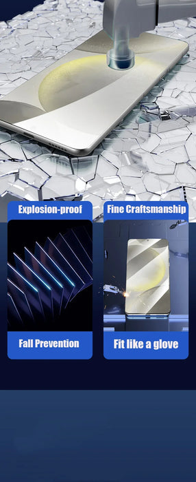5 protectores de pantalla de vidrio templado para Samsung Galaxy S24 Ultra