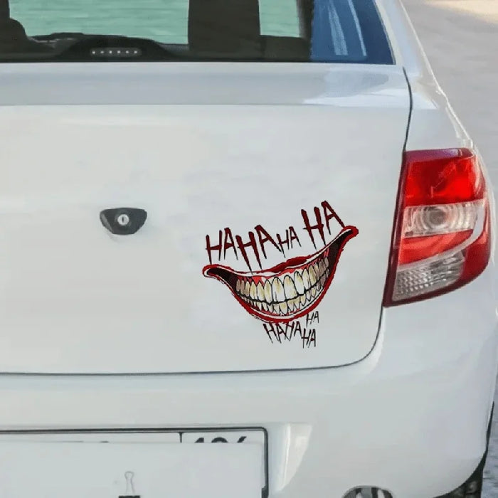 1 Pegatina de grafiti HAHAHA con boca de payaso calcomanías artesanales impermeable