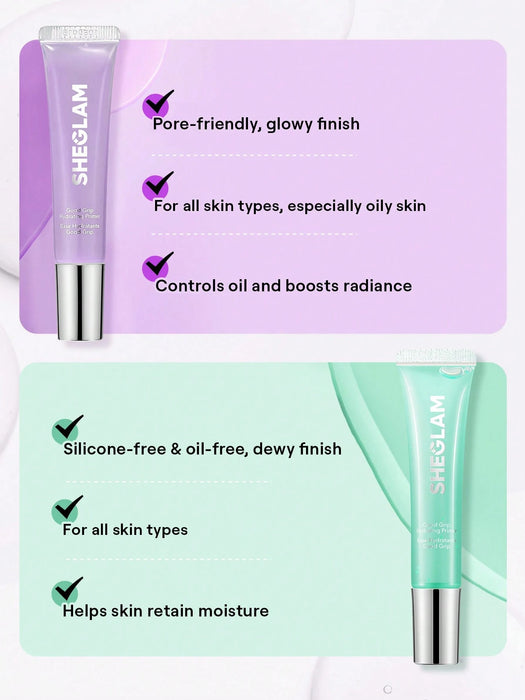 SHEIN SHEGLAM Good Grip Prebase hidratante-Blueberry+AHA-Travel Size
