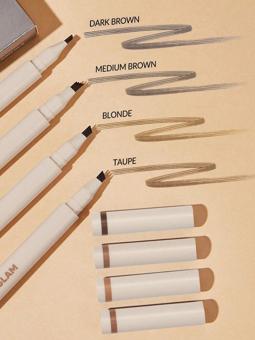 SHEGLAM Lápiz líquido para cejas Feather Better, resistente a las manchas