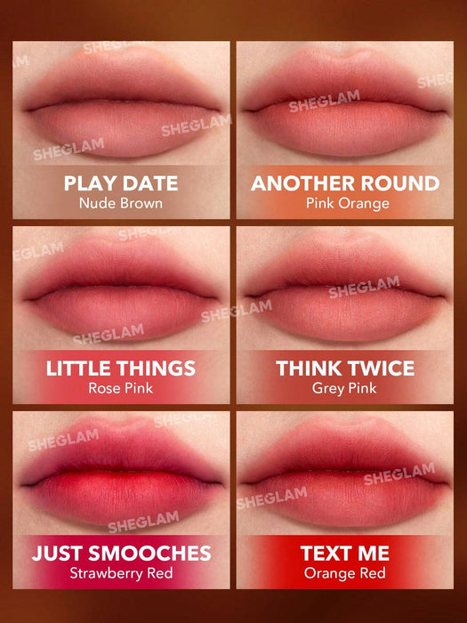 SHEGLAM Soft Haze Lip Blur-Another Round, Labial líquido resistente al agua