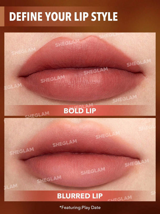 SHEGLAM Soft Haze Lip Blur-Another Round, Labial líquido resistente al agua