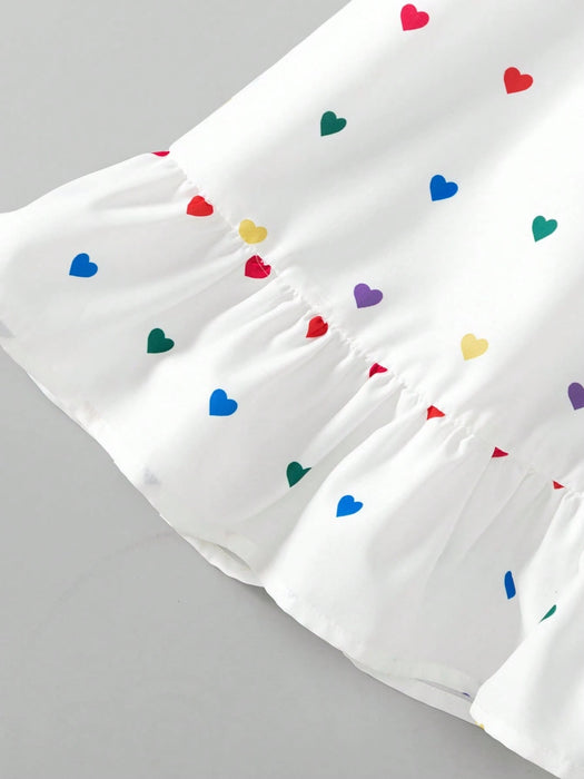 SHEIN Vestido de cumpleaños blanco de hada de verano para niñas