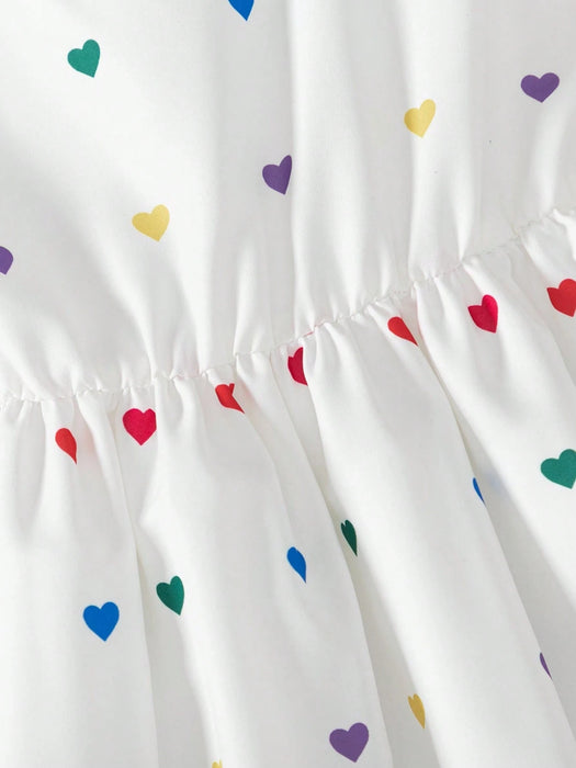 SHEIN Vestido de cumpleaños blanco de hada de verano para niñas
