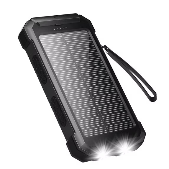 Batería externa solar portátil de 12 W para actividades al aire libre