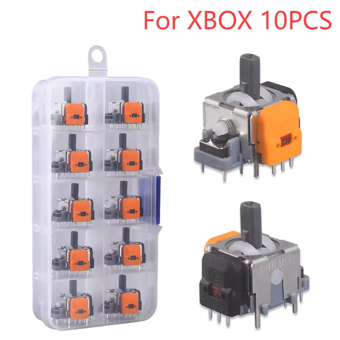 Módulo de joystick de efecto Hall 3D de 10 piezas para Xbox, sensor de repuesto