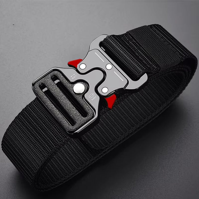 Cinturón de caza al aire libre para hombre, táctico, multifuncional, para combate y supervivencia