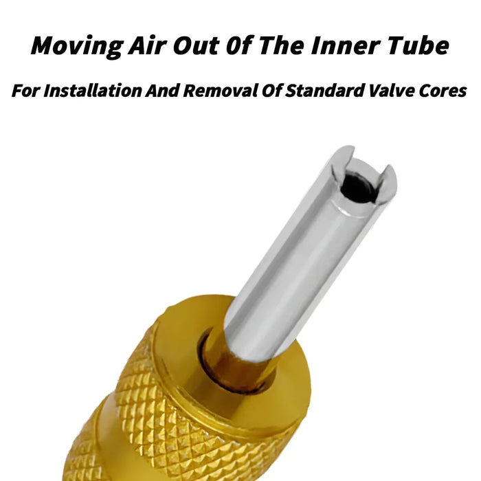 Destornillador universal para extraer válvulas de neumáticos, herramienta de reparación de ruedas