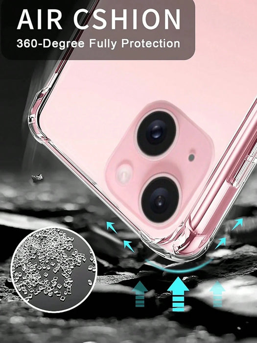Protector de pantalla de silicona TPU, transparente de silicona para iPhone 16 pro