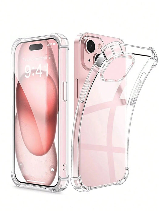 Protector de pantalla de silicona TPU, transparente de silicona para iPhone 16 pro