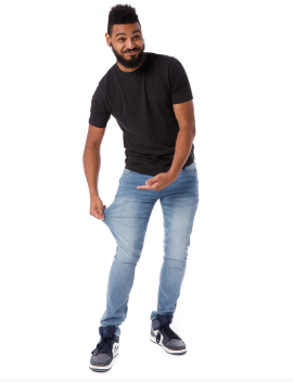 THE PERFECT JEAN NYC Slim Fit / Sky Color Azul claro