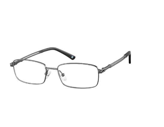 Gafas rectangulares de titanio, Zenni