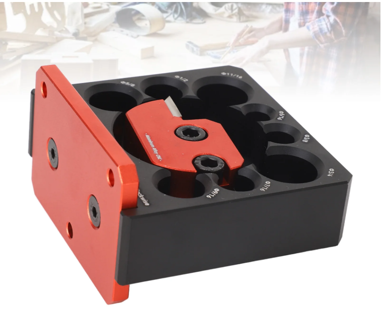 Plantilla para hacer pasadores imperiales de 8 orificios de diferente diámetro