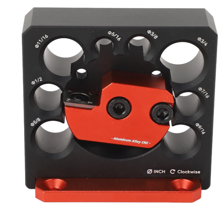 Plantilla para hacer pasadores imperiales de 8 orificios de diferente diámetro