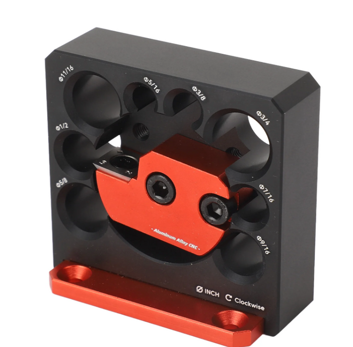 Plantilla para hacer pasadores imperiales de 8 orificios de diferente diámetro