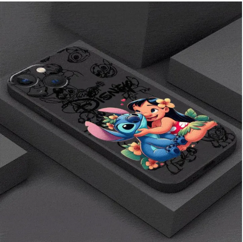 Funda para teléfono móvil de Disney con estampado Lilo y Stitch para Iphone 13 Pro Max
