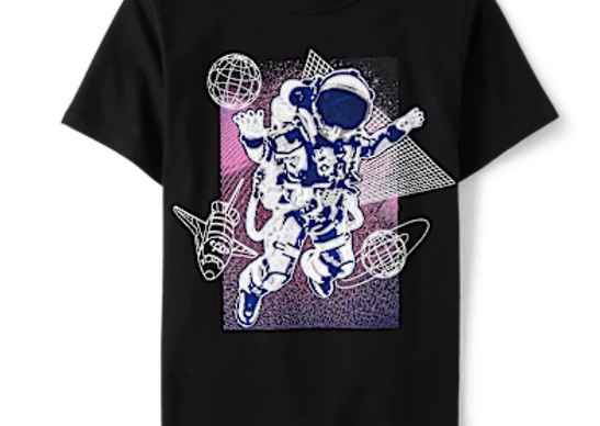 The Children's Place Camiseta de niño con estampado de astronauta