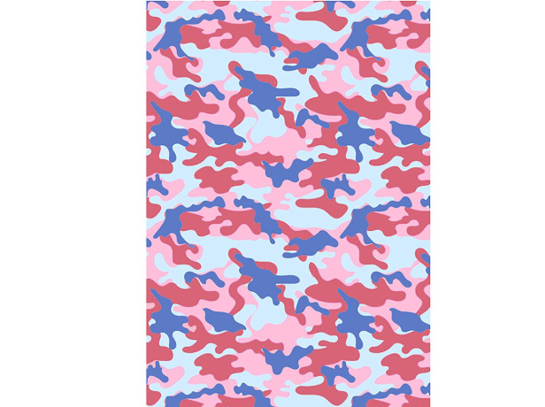 Döhler Toalla de playa con estampado de camuflaje.
