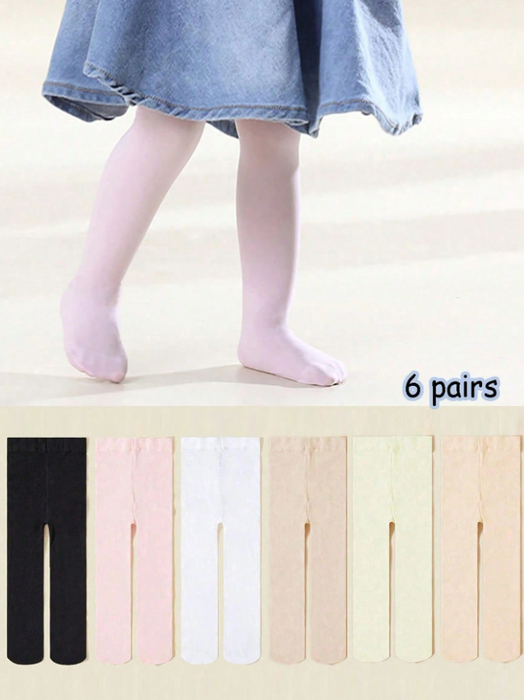 SHEIN 4 piezas Leggings de terciopelo suave para bebés