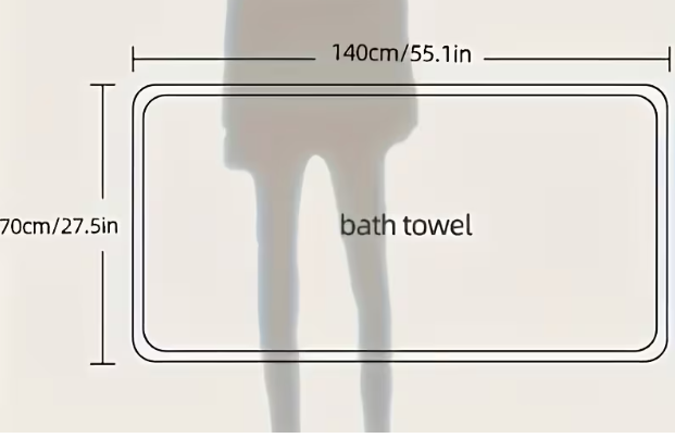 Juego de Toallas a Rayas de Lujo y Elegante, Súper Absorbente para el Hogar