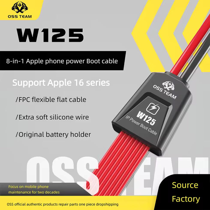 Cable de arranque de alimentación OSS W125 para iPhone